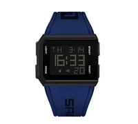 XCZAP Men's Multi-Functional Square Sports Glow Waterproof Wristwatch Fashion Casual Versatile Men's and Women's Simple Digital Watch, Dark Blue