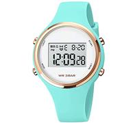 XCZAP Outdoor Sport Watches Alarm Clock 5Bar Waterproof LED Digital Watch, blue, sports