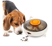 XCZAP UFO Treat-Dispensing Dog Toy, Interactive Puzzle Slow Feeder for Mental Enrichment, Durable Wobble Toy for Small/Medium/Large Breeds, Boredom Buster & Slow Eating Training Tool