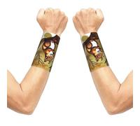 xczcnbg 2 Pairs Wrist Compression Sleeve, Elastic Wrist Support Nut-eating squirrel Print Wrist Braces, for Sport Workout
