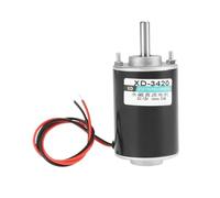 XD-3420 12/24V 30W Permanent Magnet DC Motor Speed CW/CCW For Cotton Candy Machine Small Cutting Bench Grinding Machine(12v 3500RPM)