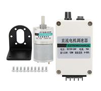 XD 37GB3530 Gear Motor, Low Speed Permanent Magnet Motor, 12V 24V Speed Reduction Motor with Bracket Governor, All Metal Gears for DIY Robotics and Industrial Applications (30rpm/min)
