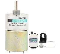 XD - 37GB520 DC Reduction Motor, Low Speed Micro Motor with Metal Gears, 24V CW/CCW Adjustable - Speed Motor for CNC Machine Tools, Electronic Manufacturing Equipment and Financial (500rpm/min)