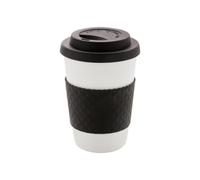 Xd Collection Reusable 270Ml Coffee Machine Cup Black/white (One Size)