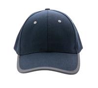 XD Design Men's Impact Aware Contrast Brushed Cotton 6 Panel Cap in Navy XD Design Navy One Size