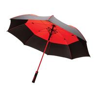 XD Design Men's Impact Aware RPET Automatic Stormproof Stick Umbrella in Red XD Design Red