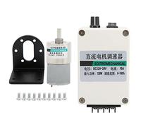 XD37GB3530 DC Gear Motor, Low Speed Permanent Magnet Motor, All Metal Gears with High Torsion and Overcurrent Protection, 24V Speed Reduction Motor for Industrial Automation and DI (5rpm/min)