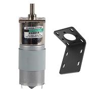 XD42GA755 DC Gear Motor, Low Speed CW CCW Motor, All Metal Gears with High Torsion and Ultra - Quiet Operation, 24V Micro Speed Reduction Motor for DIY Projects and Industrial Appl (10rpm/min)