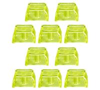 XDA 1.7mm Thick Non-Printed Profile Keycaps for 10 Keys Mechanical Keyboard Replaces Backlit Gaming 10 Pcs High Transparency