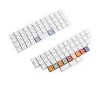 XDA DSA Blank Colorful PBT Keycaps Suitable for Ortholinear Layout MX Keyboard XD75 ID75 Split36 Split46 Planck Preonic Niu40 (XDA 96)