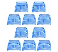 XDA Profile Not Print Keycaps Thick PC 1.7mm for 10PCS Keys Mechanical Keyboard Keycap Replaces Backlit Set 10PCS High Transparent