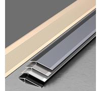 XDAPILMER Threshold Ramps for Doorways Aluminum Door Threshold Edge Trim Suitable,Bridge The Height Less Than 1.6inch Home Improvement Hardware(Silver)