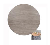 XDAPILMER Wooden Dining Table Top Round Replacement Tabletop 30 40 50 60 70 80 90 100cm for the surfaces of dining tables, desks, coffee tables(Grey oak color,20"(50cm))
