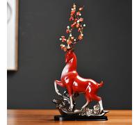 XDAWQP Decoration Statue - Wing Divine Standing Figures Greek Flying Animal Figurines Home Décor, Pegasus Horse Statue Unicorn Table Sculpture, Desktop Art Figure Decorations Fo,Red