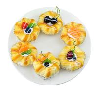 XDAWQP Fake Cake Fake Food 6Pcs Realistic Artificial Fake Bread Dessert Model Home Staging Crafts Photography Props Fake Cake For Christmas