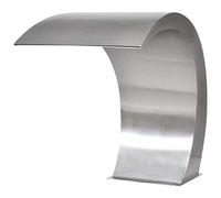 XDAWQP Stainless Steel Pool Fountain, Decorative Pool Fountain Rectangular Garden Outdoor Waterfall Pool Fountain Stainless Steel Durable Unique