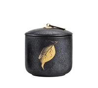 XDAWQP Sugar Container Glazed Tea Set Handmade Ceramic Sealed Household Storage Teapot Rough Pottery Small Tea Library Tea Pot Coffee Container,B S
