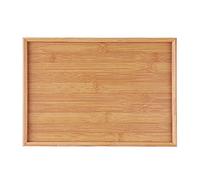 XDAWQP Veggie Tray Serving Tray and Platter, Rectangular Wooden Serving Plate Snack Tray, Breakfast Tray, Stylish Farmhouse Decor Serving Platters Coffee Table Decor,A Medium