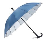 XDAWQP Windproof Travel Umbrella Fashion Long Handle Straight Umbrella Windproof Patio Umbrella Rain Stick Umbrella Big Parasol Stand up To Snow Storm，Onecolor 91 * 77cm