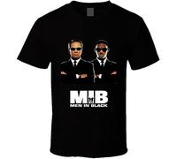 XDCERE Men in Black MIB Will Smith Retro 90's Comedy Movie T Shirt BlackLarge