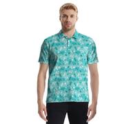 Xdceu Men’s Golf Polo Shirts - Hawaiian Print Golf Shirt for Men Quick-Dry Moisture Wicking Casual Breathable Polo Shirt, Sea Turtle-814, XL