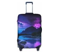 XDCYWBZDBC Blue Galaxy Elastic Travel Luggage Cover Luggage Cover Luggage Case Tao18-32inch Luggage Cover with Zipper Antis Scratch Dust Tight Quick Fixation and Disassembly