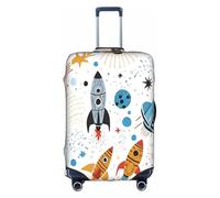 XDCYWBZDBC Cartoon Rockets Elastic Travel Luggage Cover Luggage Cover Luggage Case Tao18-32inch Luggage Cover with Zipper Antis Scratch Dust Tight Quick Fixation and Disassembly