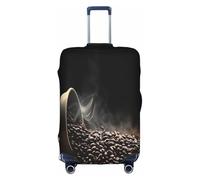 XDCYWBZDBC Coffee Beans Elastic Travel Luggage Cover Luggage Cover Luggage Case Tao18-32inch Luggage Cover with Zipper Antis Scratch Dust Tight Quick Fixation and Disassembly
