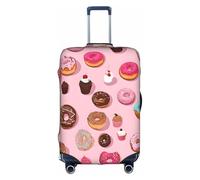 XDCYWBZDBC Cupcakes Donuts Muffins Sugar Elastic Travel Luggage Cover Luggage Cover Luggage Case Tao18-32inch Luggage Cover with Zipper Antis Scratch Dust Tight Quick Fixation and Disassembly