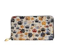 XDCYWBZDBC Dog Bones Prints Ladies Long Wallets Travel Wallets Credit Card Holders Large-Capacity Zipper Wallets Business Card Holders Fashion Notecase