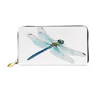 XDCYWBZDBC Dragonfly Print Ladies Long Wallets Travel Wallets Credit Card Holders Large-Capacity Zipper Wallets Business Card Holders Fashion Notecase