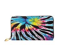 XDCYWBZDBC Exotic Tribe Tie Dye Style Ladies Long Wallets Travel Wallets Credit Card Holders Large-Capacity Zipper Wallets Business Card Holders Fashion Notecase