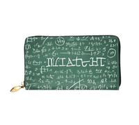 XDCYWBZDBC Formulas Shapes Theory Math Lesson Word Ladies Long Wallets Travel Wallets Credit Card Holders Large-Capacity Zipper Wallets Business Card Holders Fashion Notecase