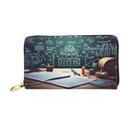 XDCYWBZDBC Formulas Shapes Theory Math Lesson Word Ladies Long Wallets Travel Wallets Credit Card Holders Large-Capacity Zipper Wallets Business Card Holders Fashion Notecase