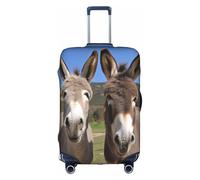 XDCYWBZDBC Funny Donkeys Elastic Travel Luggage Cover Luggage Cover Luggage Case Tao18-32inch Luggage Cover with Zipper Antis Scratch Dust Tight Quick Fixation and Disassembly
