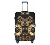 XDCYWBZDBC Gears Clock Bronze Century Elastic Travel Luggage Cover Luggage Cover Luggage Case Tao18-32inch Luggage Cover with Zipper Antis Scratch Dust Tight Quick Fixation and Disassembly