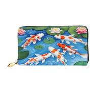 XDCYWBZDBC Japanese Fish Ladies Long Wallets Travel Wallets Credit Card Holders Large-Capacity Zipper Wallets Business Card Holders Fashion Notecase