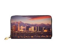 XDCYWBZDBC Las Vegas Sunset Ladies Long Wallets Travel Wallets Credit Card Holders Large-Capacity Zipper Wallets Business Card Holders Fashion Notecase