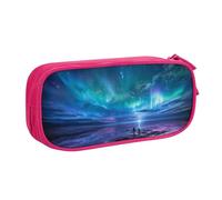 Xdcywbzdbc Layer Pencil Case Northern Lights Print Pencil Pouch Spacious and Organized Storage Big Storage Bag with Compartments Stylish and Functional Design