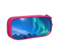 Xdcywbzdbc Layer Pencil Case Northern Lights Print Pencil Pouch Spacious and Organized Storage Big Storage Bag with Compartments Stylish and Functional Design