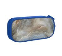 Xdcywbzdbc Layer Pencil Case Onyx Stone Pale Blue Print Pencil Pouch Spacious and Organized Storage Big Storage Bag with Compartments Stylish and Functional Design