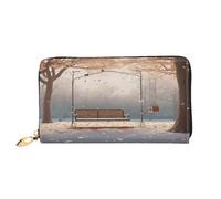 XDCYWBZDBC Now Falling in The Park Ladies Long Wallets Travel Wallets Credit Card Holders Large-Capacity Zipper Wallets Business Card Holders Fashion Notecase