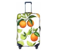 XDCYWBZDBC Yellow Blossom and Orange Fruits Elastic Travel Luggage Cover Luggage Cover Luggage Case Tao18-32inch Luggage Cover with Zipper Antis Scratch Dust Tight Quick Fixation and Disassembly