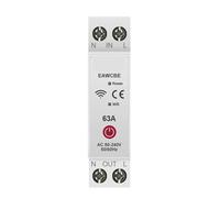 XDDQWSWA 1pcs Circuit Breaker Time Relay Switch 1P+N 63A Power-off(25A)
