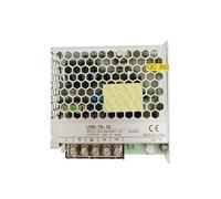 XDDQWSWA LRS-75W 100-240V 1.5A Input Switching Power Supply 12V 24V Single Output Ultra Thin Transformer(LRS-75-12V 6.0A)