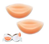 XdealCozyxc 1 Pair Chicken Fillet Bra Inserts, Silicone Bra Inserts, Breast Enhancers Fit Most Cup Sizes for Bikini Swimsuit Daily