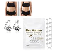 XdealCozyxc 14PCS GGPM Bee Venom Nose Ring, Lymphatic Drainage & Slimming Nose Ring
