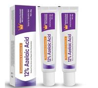 XdealCozyxc 2 Pcs Azelaic Acid Serum, 12% Azelaic Acid Cream Face Skin Care Pigmentation Treatment for All Skin Types