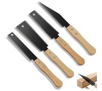 XdealCozyxc 4 Pcs Hand Saw for Wood, Japanese Double Edged 65mn Saws for Woodworking Fine Cut