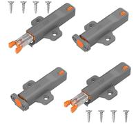 XdealCozyxc 4 Pcs Push to Open Door Catches, Strong 30N Push Latch Catches Heavy Duty, Self Closing Push Open Door Catches